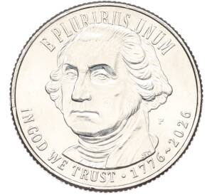 1/4 доллара (25 центов) 2026 года P США «Война за независимость — 250 лет независимости» — Фото №2