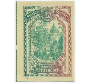 20 геллеров 1920 года Австрия — община Зиттендорф (Нотгельд) — Фото №1