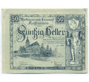 50 геллеров 1920 года Австрия — община Лоосдорф (Нотгельд) — Фото №1