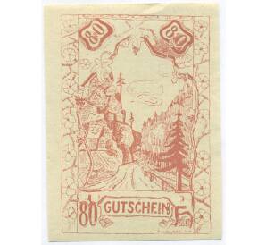80 геллеров 1920 года Австрия — община Лебинг (Нотгельд) — Фото №1