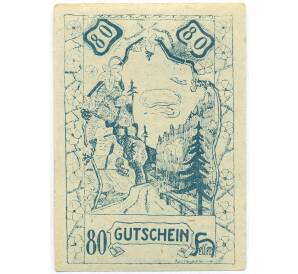 80 геллеров 1920 года Австрия — община Лебинг (Нотгельд) — Фото №1