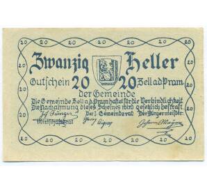 20 геллеров 1920 года Австрия — Целль-ан-дер-Прам (Нотгельд) — Фото №2