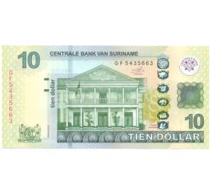 10 долларов 2019 года Суринам — Фото №1