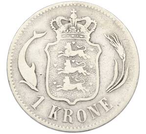 1 крона 1875 года Дания — Фото №2