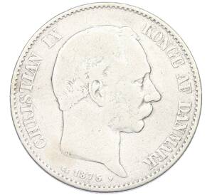 2 кроны 1875 года Дания — Фото №1