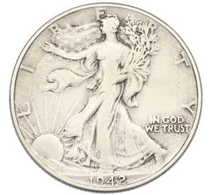 1/2 доллара (50 центов) 1942 года США — Фото №1