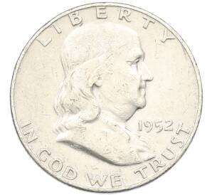 1/2 доллара (50 центов) 1952 года D США — Фото №1