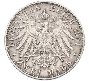 2 марки 1901 года Германия (Пруссия) «200-летие Пруссии» — Фото №2