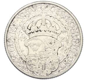 2 кроны 1921 года Швеция «400 лет Войне за Независимость» — Фото №2