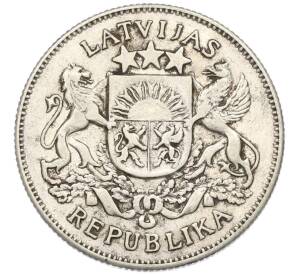 2 лата 1925 года Латвия — Фото №2