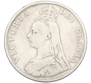 Двойной флорин 1889 года Великобритания — Фото №2