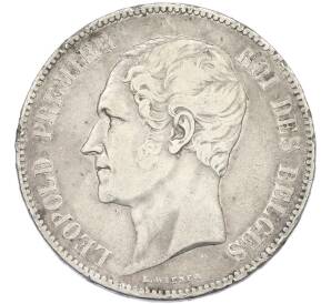 5 франков 1849 года Бельгия — Фото №2