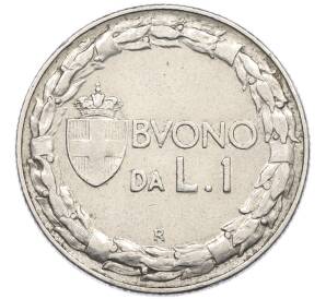 1 лира 1922 года Италия — Фото №2