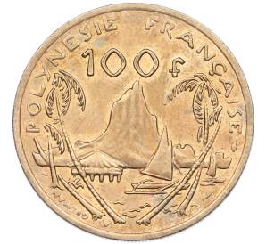 100 франков 1992 года Французская Полинезия — Фото №1