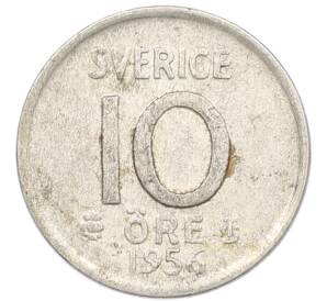 10 эре 1956 года Швеция — Фото №1