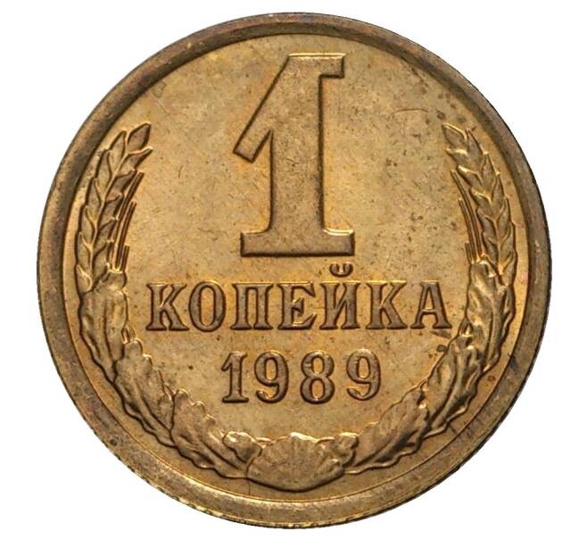 Монета 1 копейка 1989 года (Артикул M1-33175)