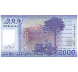 2000 песо 2014 года Чили — Фото №2