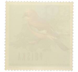 Почтовая марка 30 грошей 1966 года Польша «Птицы — Сойка» — Фото №2