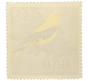 Почтовая марка 40 грошей 1966 года Польша «Птицы — Обыкновенная иволга» — Фото №2