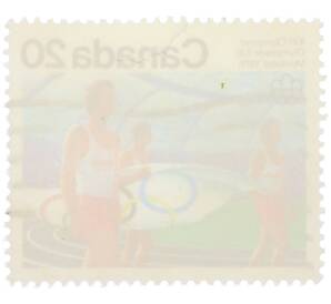 Почтовая марка 20 центов 1976 года Канада «XXI летние Олимпийские игры в Монреале — Церемония открытия» — Фото №2