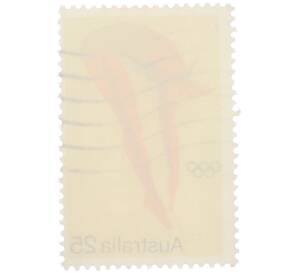 Почтовая марка 25 центов 1980 года Австралия «Олимпийские игры в Москве — Прыжки в воду» — Фото №2