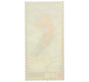 Почтовая марка 60 грошей 1972 года Польша «XI зимние Олимпийские игры в Саппоро — Женский слалом» — Фото №2