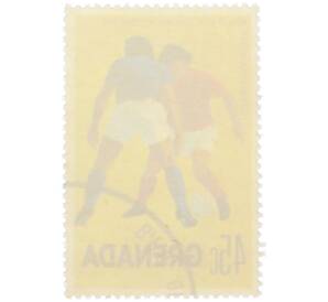 Почтовая марка 45 центов 1975 года Гренада «Панамериканские игры в Мехико — Футбол» — Фото №2