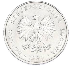 5 злотых 1990 года Польша — Фото №1