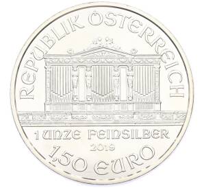 1.50 евро 2019 года Австрия «Венская филармония» — Фото №1
