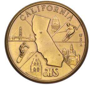 Жетон США «American Field Service (Программа межкультурного обмена) — Калифорния» — Фото №1