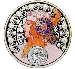 1 доллар 2011 года Ниуэ «150-летие со дня рождения Альфонса Мухи — Лев» — Фото №1