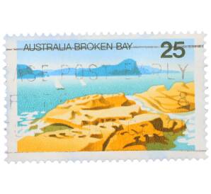 Почтовая марка 25 центов 1981 года Австралия «Виды Австралии — Залив Брокен-Бей» — Фото №1
