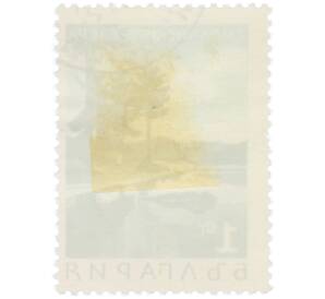 Почтовая марка 1 стотинка 1968 года Болгария «Пейзажи — Смолянские озёра» — Фото №2