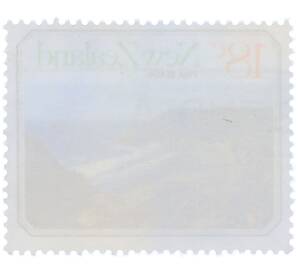 Почтовая марка 18 центов 1977 года Новая Зеландия «Пейзажи пляжей — Пляж Пиха» — Фото №2