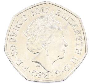 50 пенсов 2017 года Великобритания «Беатрис Поттер — Котенок Том» — Фото №2