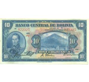 10 боливиано 1928 года Боливия — Фото №1