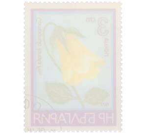 Почтовая марка 3 стотинки 1977 года Болгария «Цветы — Колокольчик шерстистый» — Фото №2