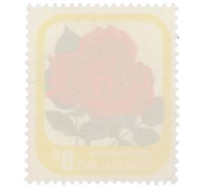 Почтовая марка 8 центов 1975 года Новая Зеландия «Роза Жозефина Брюс» — Фото №2