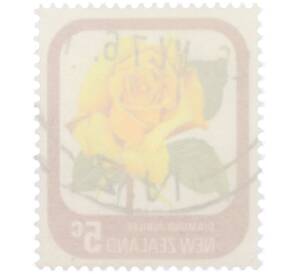 Почтовая марка 5 центов 1975 года Новая Зеландия «Роза Даймонд Юбилей» — Фото №2