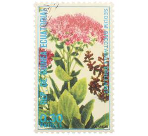 Почтовая марка 0.30 экуэле 1974 года Экваториальная Гвинея «Цветы — Очиток видный» — Фото №1