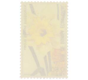 Почтовая марка 0.50 экуэле 1974 года Экваториальная Гвинея «Цветы — Нарцисс Спринг Глори» — Фото №2