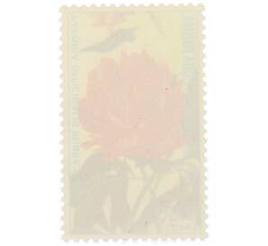 Почтовая марка 0.60 экуэле 1974 года Экваториальная Гвинея «Цветы — Пион лекарственный Рубра Плена» — Фото №2