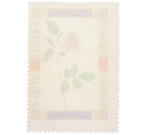 Почтовая марка 1 риал 1972 года Умм-эль-Кайвайн «Цветы — Роза» (Надпись авиапочты) — Фото №2