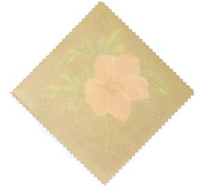 Почтовая марка 75 франков 1966 года Бурунди «Цветы — Гибискус» — Фото №2