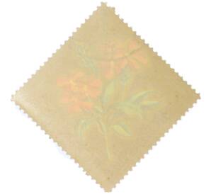 Почтовая марка 8 франков 1966 года Бурунди «Цветы — Кроссандра (Crossandra)» — Фото №2