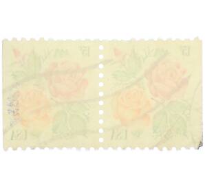 Сцепка из двух марок 15 центов 1978 года США «Розы» — Фото №2