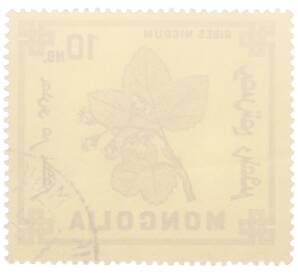Почтовая марка 10 мунгу 1968 года Монголия «Ягоды — Смородина черная» — Фото №2