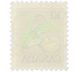 Почтовая марка 10 центов 1977 года Канада «Дикие цветы — Башмачок воробьиный» — Фото №2