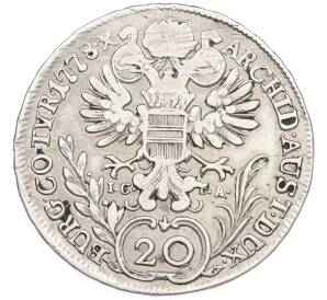 20 крейцеров 1778 года Австрия (Мария Терезия — Орел со щитом Австрии) — Фото №1