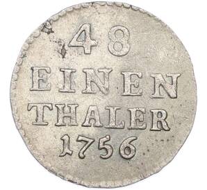 1/48 талера 1756 года Саксония — Фото №1